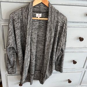 Sundry Charcoal Open Front Cardigan